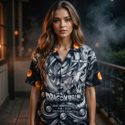 Anime Warrior 40th Anniversary Ultimate Legacy Premium Hawaiian Shirt - Personalized Anime