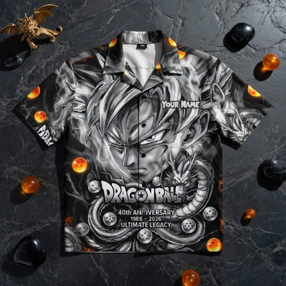 Anime Warrior 40th Anniversary Ultimate Legacy Premium Hawaiian Shirt - Personalized Anime