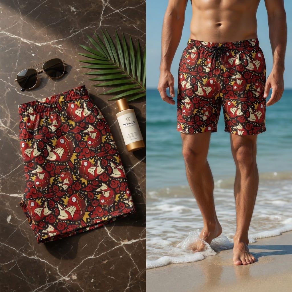 Fish Monster Premium Hawaiian Shirt - Funny Monster Tropical Aloha Shirt for Men & Women