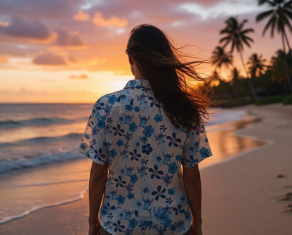 Blue Alien Premium Hawaiian Shirt - Aloha Style