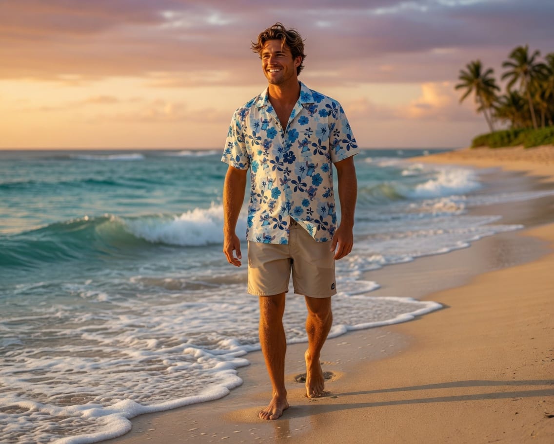 Blue Alien Premium Hawaiian Shirt - Aloha Style