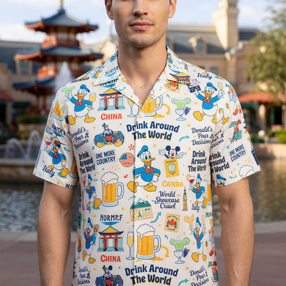 World Park Drink Around The World Hawaiian Shirt - Duck