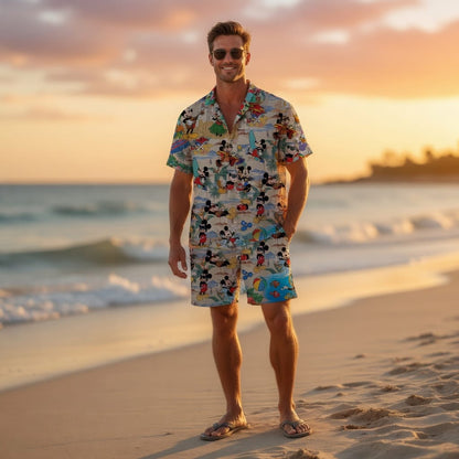 Mouse Tropical Premium Hawaiian Shirt - Summer