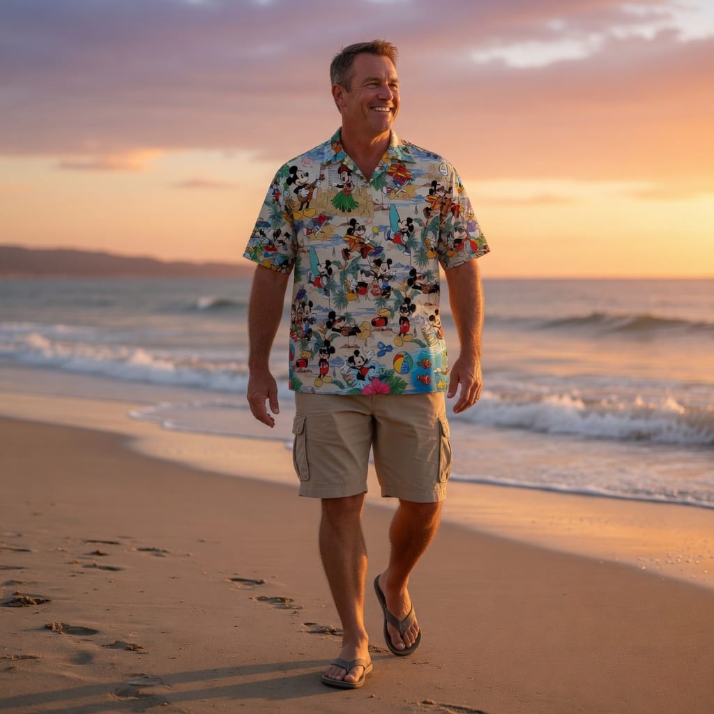Mouse Tropical Premium Hawaiian Shirt - Summer