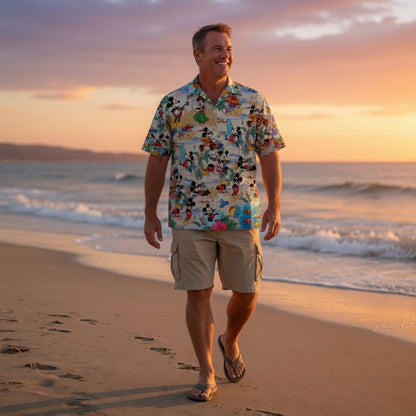 Mouse Tropical Premium Hawaiian Shirt - Summer