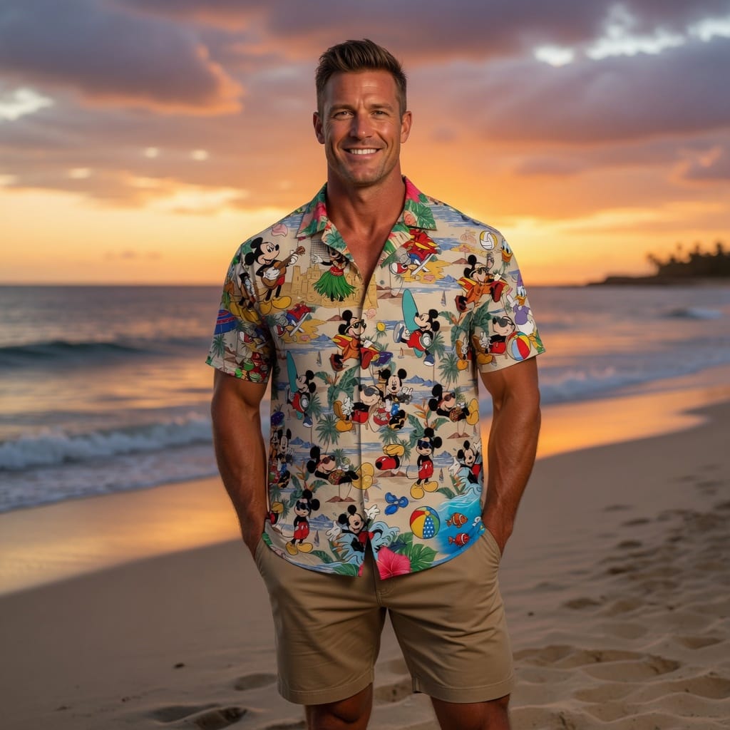Mouse Tropical Premium Hawaiian Shirt - Summer
