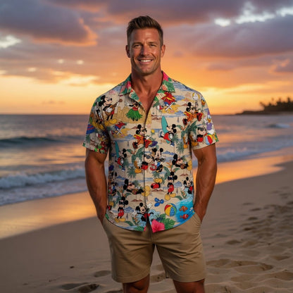 Mouse Tropical Premium Hawaiian Shirt - Summer