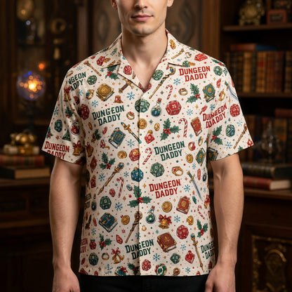 Dungeon Daddy Hawaiian Shirt - Christmas Holiday Apparel
