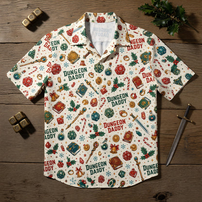 Dungeon Daddy Hawaiian Shirt - Christmas Holiday Apparel