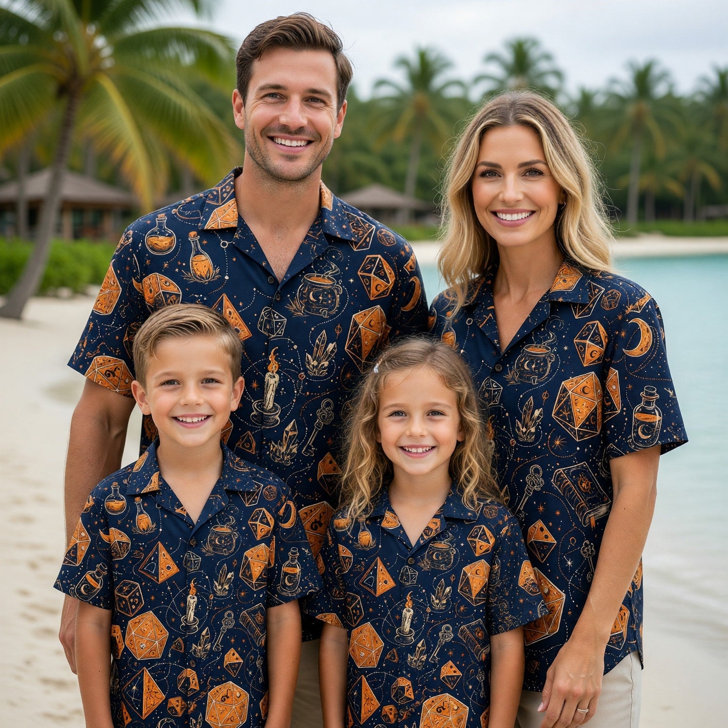 Dice Hawaiian Shirt - Fantasy Wizard RPG Streetwear