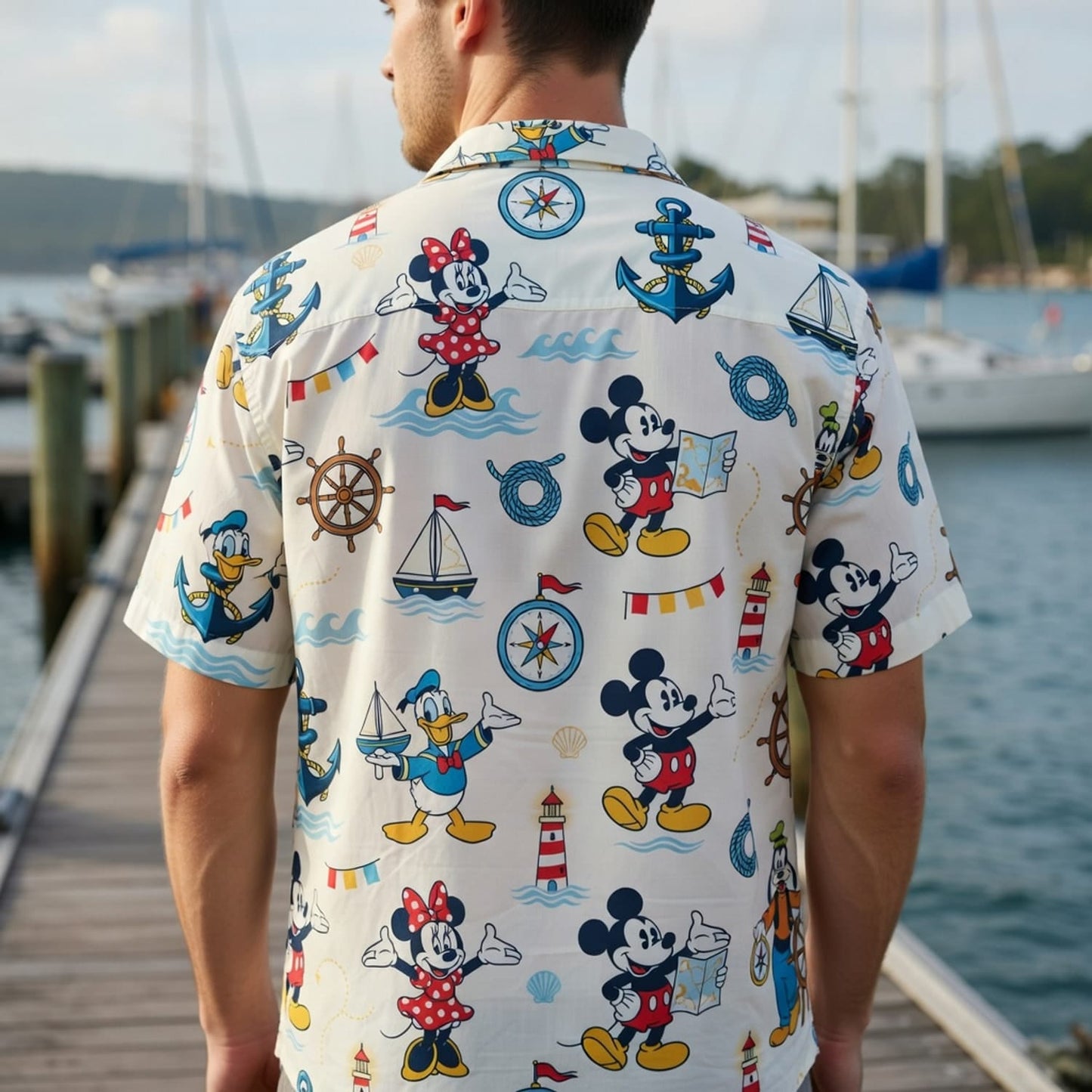 Mouse Nautical Adventure Hawaiian Shirt