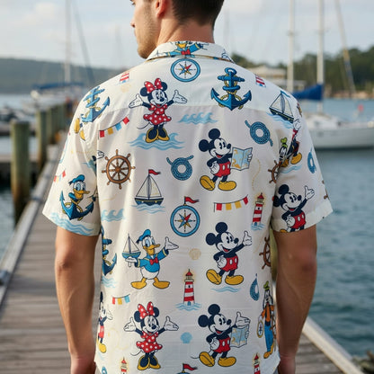Mouse Nautical Adventure Hawaiian Shirt