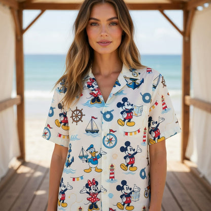 Mouse Nautical Adventure Hawaiian Shirt