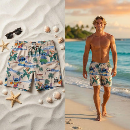 Blue Alien Tropical Premium Hawaiian Shirt - Aloha Style