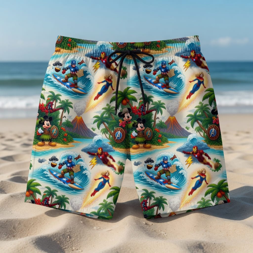 Mouse Shield Hero Premium Hawaiian Shirt - Tropical Men's
