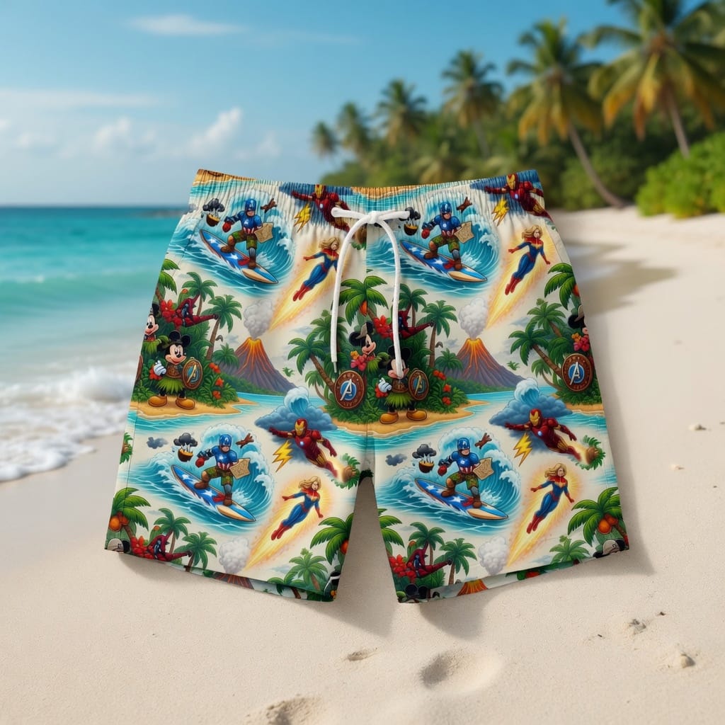 Mouse Shield Hero Premium Hawaiian Shirt - Tropical Men's