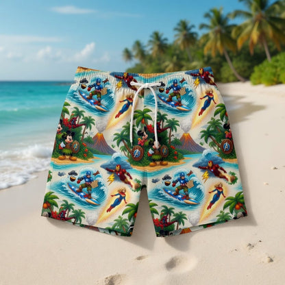 Mouse Shield Hero Premium Hawaiian Shirt - Tropical Men's