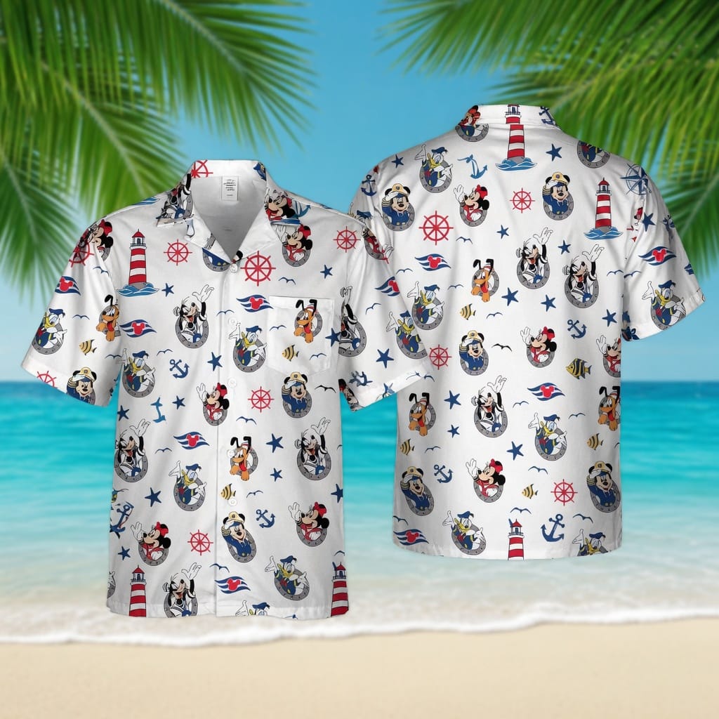 Mouse & Friends Premium Hawaiian Shirt - Cruise Vacation