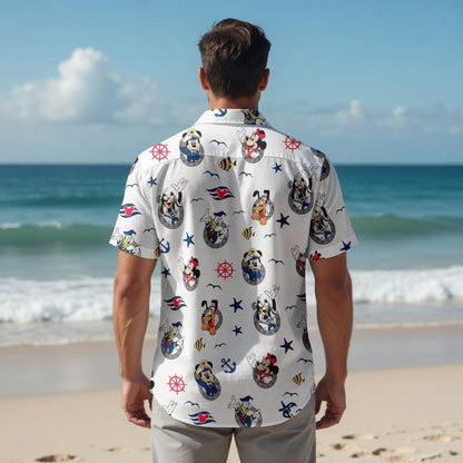 Mouse & Friends Premium Hawaiian Shirt - Cruise Vacation