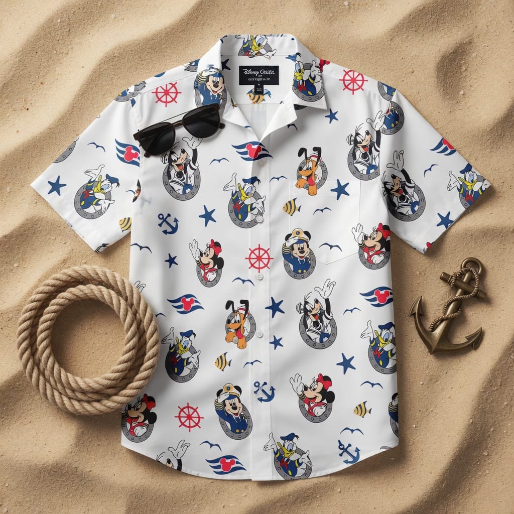 Mouse & Friends Premium Hawaiian Shirt - Cruise Vacation