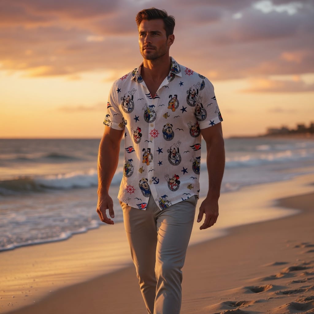 Mouse & Friends Premium Hawaiian Shirt - Cruise Vacation
