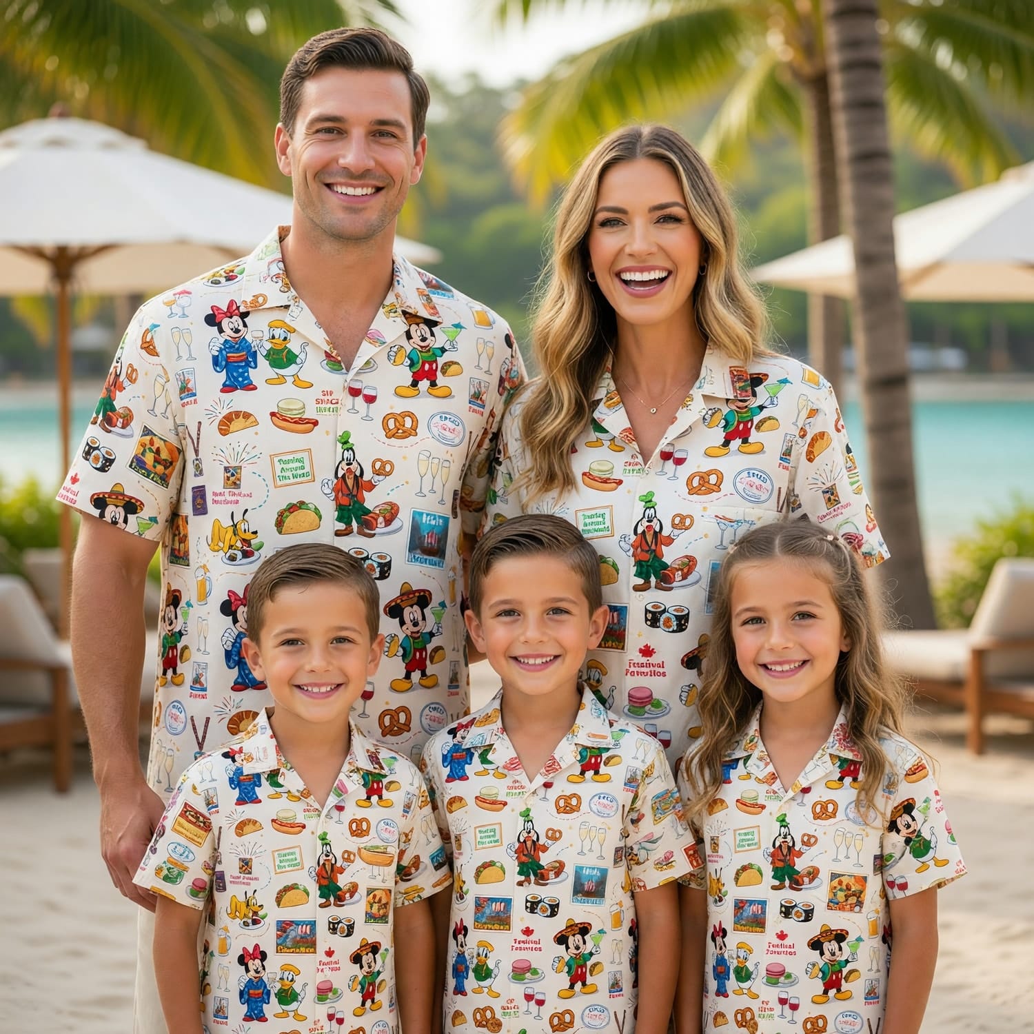 World Park Food & Wine Hawaiian Shirt - Festival World Pavilion