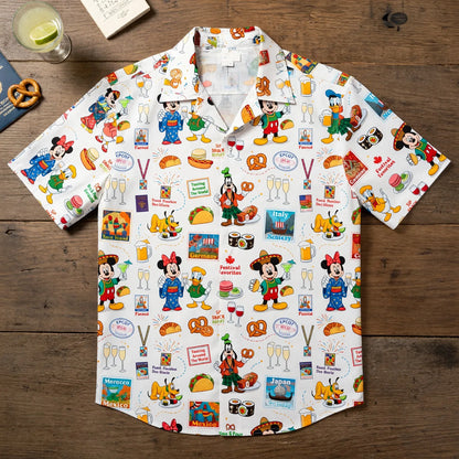 World Park Food & Wine Hawaiian Shirt - Festival World Pavilion
