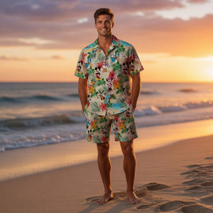 Mouse Premium Hawaiian Shirt - Tropical Beach Collection