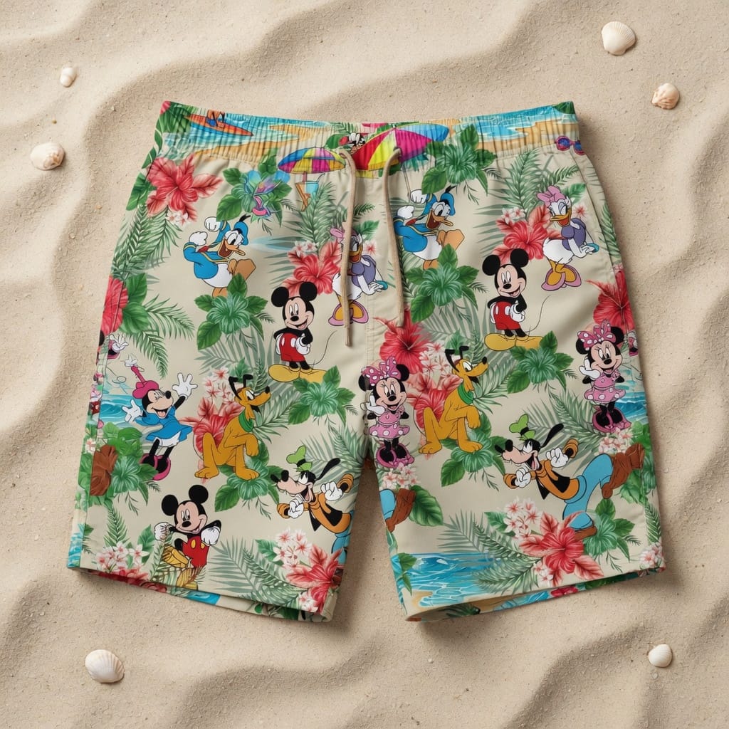 Mouse Premium Hawaiian Shirt - Tropical Beach Collection