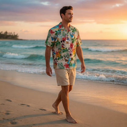 Mouse Premium Hawaiian Shirt - Tropical Beach Collection