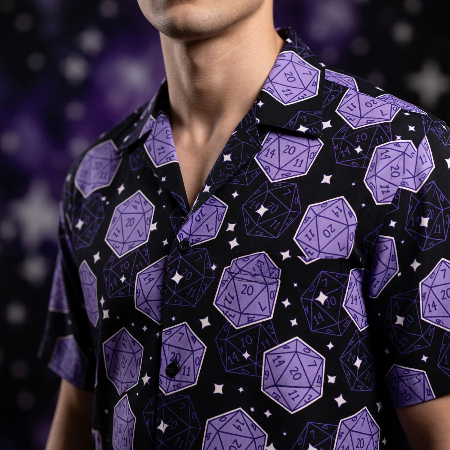 Dice Hawaiian Shirt - Tabletop RPG Gamer Streetwear