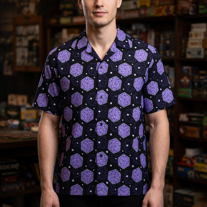 Dice Hawaiian Shirt - Tabletop RPG Gamer Streetwear