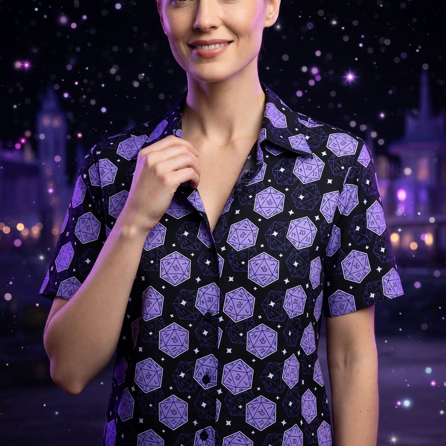Dice Hawaiian Shirt - Tabletop RPG Gamer Streetwear