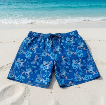 Tropical Floral Premium Hawaiian Shirt - Blue Alien