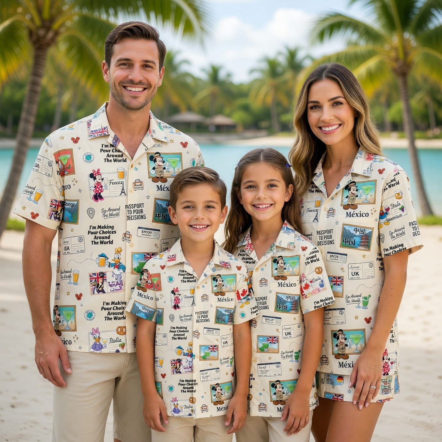 World Park Pour Choices Hawaiian Shirt - World Pavilion Travel Print