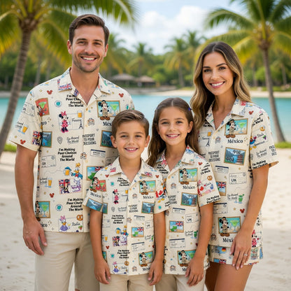 World Park Pour Choices Hawaiian Shirt - World Pavilion Travel Print