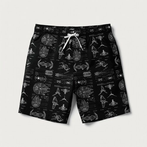 Galactic Spaceship Premium Hawaiian Shirt - Men's Aloha