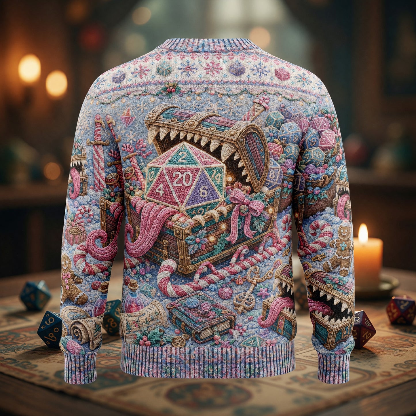 Christmas Sweater - Dice Mimic Holiday RPG Knit