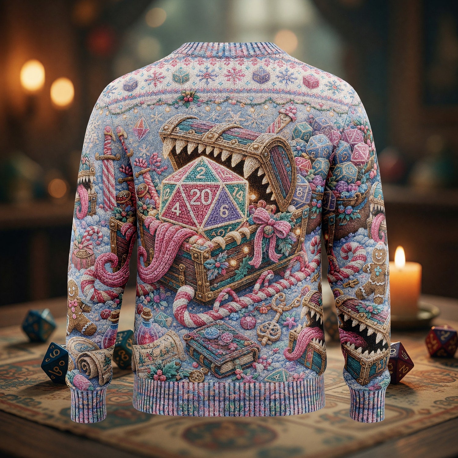 Christmas Sweater - Dice Mimic Holiday RPG Knit