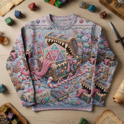 Christmas Sweater - Dice Mimic Holiday RPG Knit