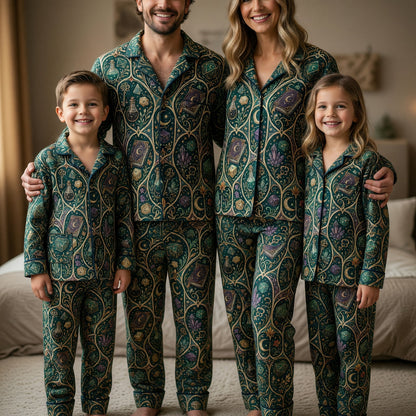 Dice Wizard Thick Pajama Set - Mystic Fantasy RPG Sleepwear