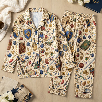 Fantasy Dungeon Thick Pajama Set - RPG Fantasy Sleepwear