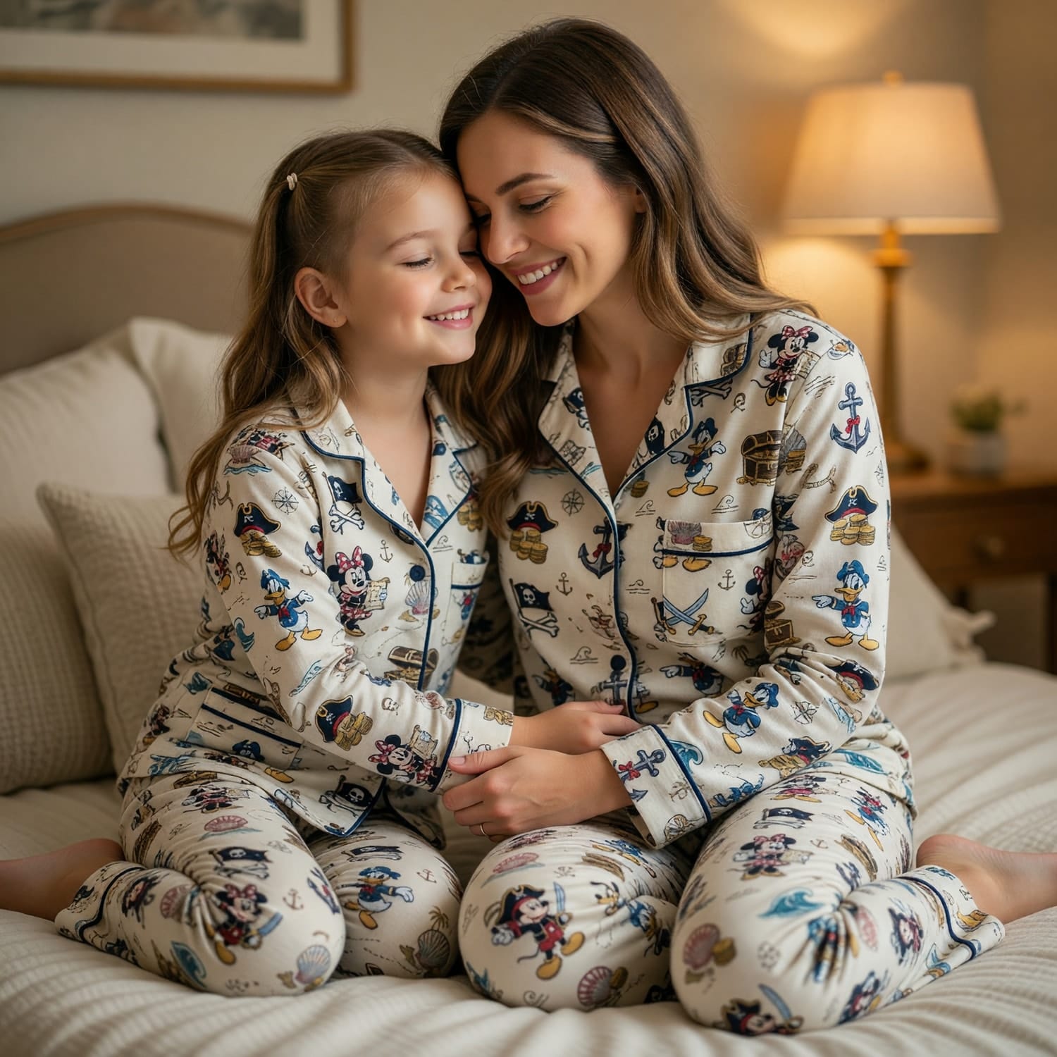Pirate Mouse Thick Pajama Set - Cartoon Character Sleepwear