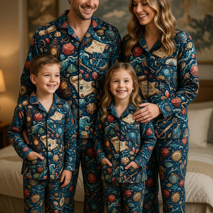 Pirate Adventure Thick Pajama Set - Nautical Fantasy RPG