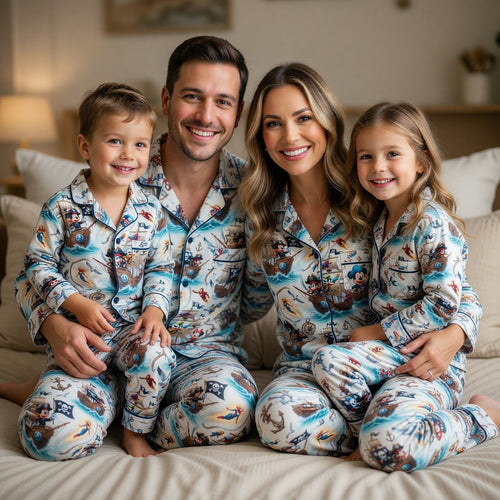 Pirate Thick Pajama Set - Superhero Mouse Sleepwear