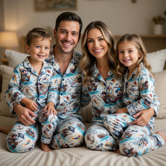 Pirate Thick Pajama Set - Superhero Mouse Sleepwear