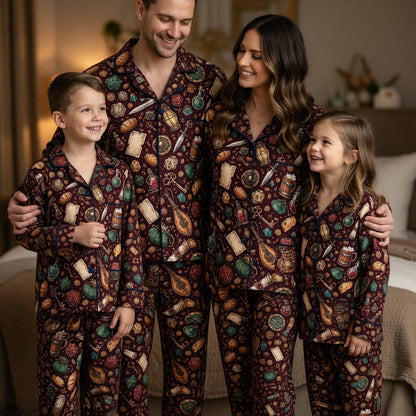Fantasy Dungeon Thick Pajama Set - RPG Fantasy Gamer Nightwear