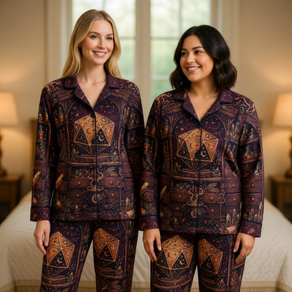 Fantasy Dungeon D20 Thick Pajama Set - Mystic Celestial Fantasy