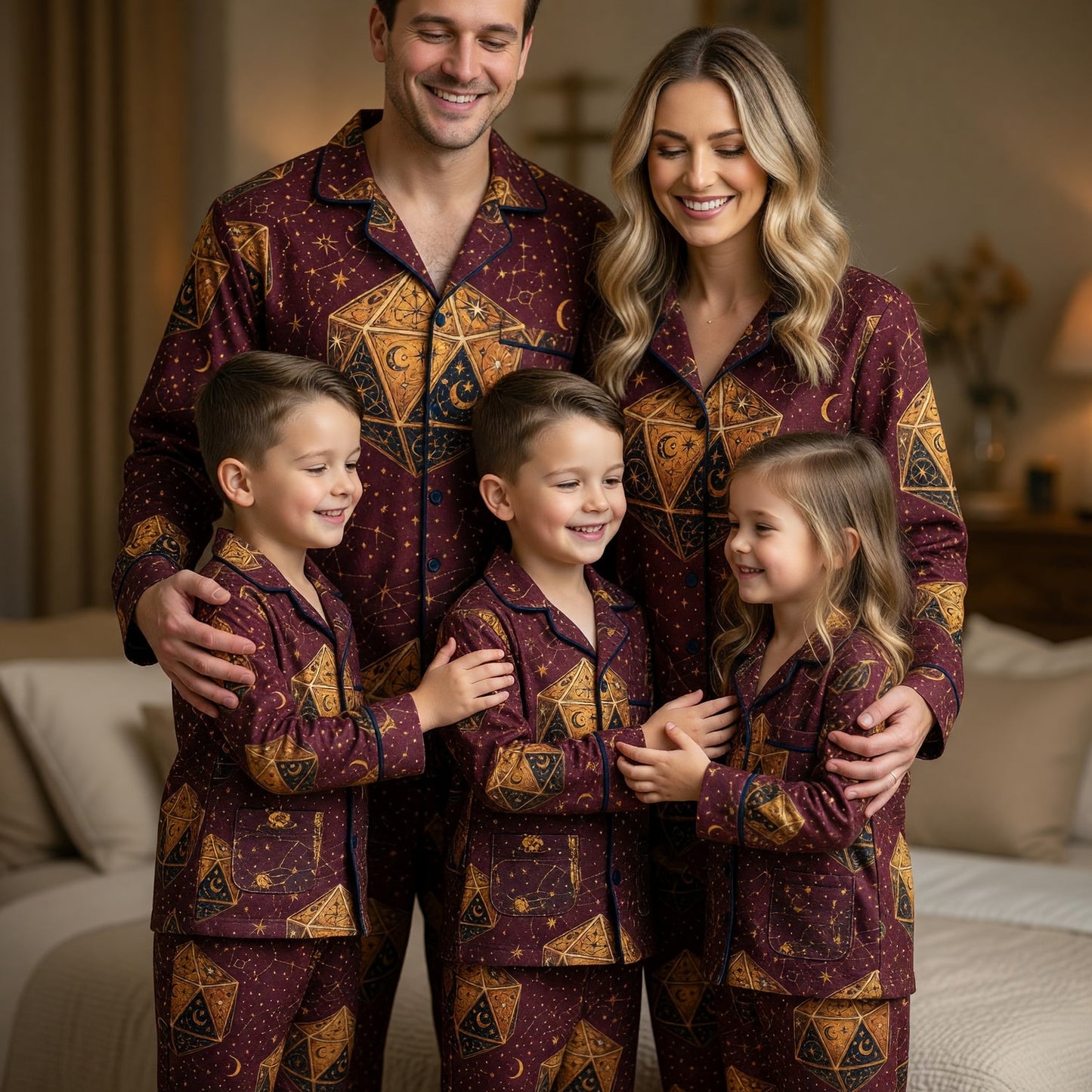 Fantasy Dungeon D20 Thick Pajama Set - Mystic Celestial Fantasy