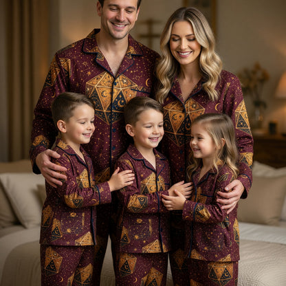 Fantasy Dungeon D20 Thick Pajama Set - Mystic Celestial Fantasy